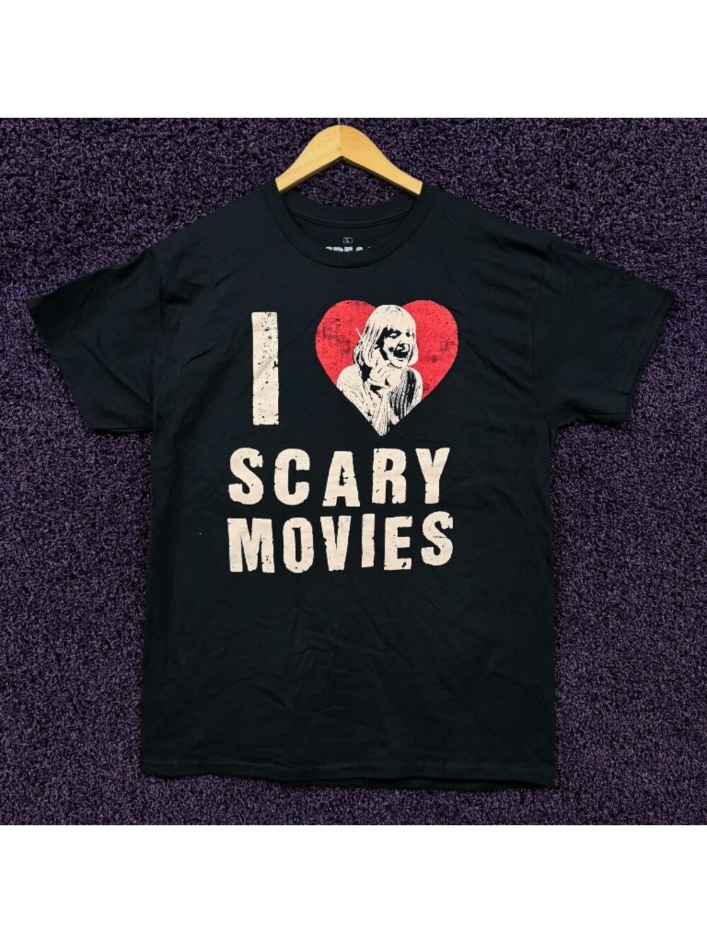 Scream I Love Scary Movies T-Shirt Size Large